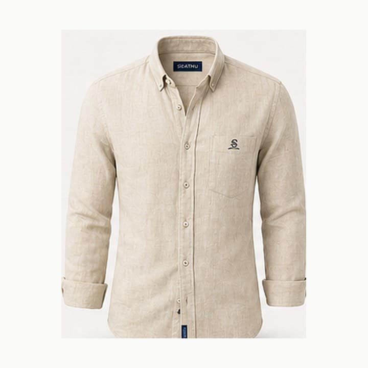 Beige Linen Shirt